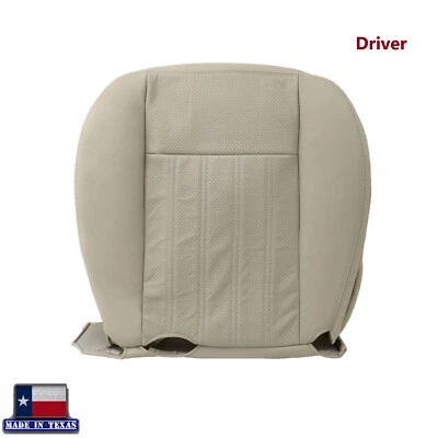 Lincoln Aviator 2003 2004 parte inferior del conductor cuero sintético vinilo cubierta de asiento tostado Foto 1 de 4