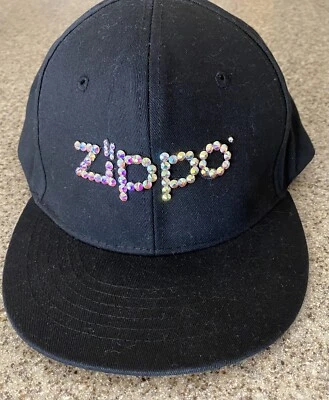 ZIPPO NUEVO Gorra de Béisbol Negra Bling Damas $49. Ajusta Foto 1 de 4