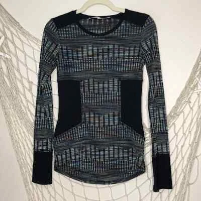 Top RACHEL Rachel Roy Arco Iris Acanalado Manga Larga S Foto 1 de 4