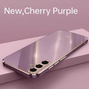 For Samsung S25 S24 S23 Ultra S22+ S21 FE A55 Shockproof Plating Soft Case Cover - Picture 1 of 31