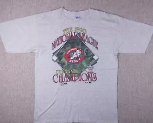 Cincinnati Reds 1990 National League Champions Salem XL Baumwolle T-Shirt MLB Vintage - Bild 1 von 12