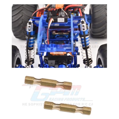 2*Tuerca de varilla superior de latón poste fijo para LOSI 1/18 Mini LMT 4X4 monstruo cepillado radiocontrol Foto 1 de 4