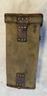 Vintage Antique Gun Case Luggage Victorian Early Leather And Canvas Steampunk WW