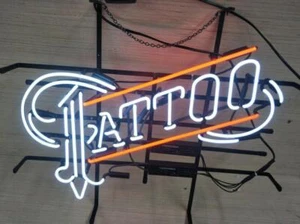 20"x16" Tattoo Shop Neon Sign Light Lamp Visual Collection Artwork Beer L2604 - Picture 1 of 1