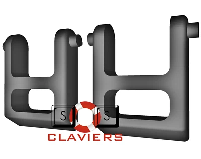 Steelseries Apex 100 Keyboard Spare Replacement Tilt Leg Stand Foot Set - Image 1 of 4