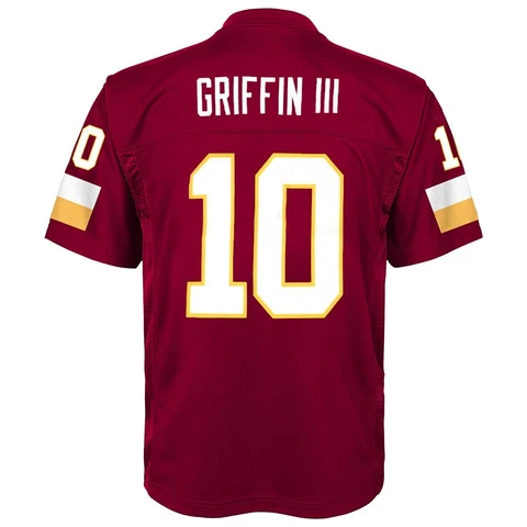 Robert Griffin III NFL Washington Redskins Mid Tier Maroon Jersey Youth (S-XL) Cover