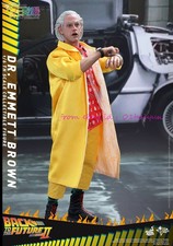 Hot Toys Mms380 1/6 Back To The Future Part Ii Dr. Emmett Brown Deluxe Edition