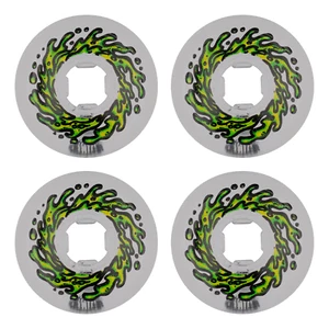 SLIME BALLS Mirror Vomits Clear 53mm 99a Skateboard Wheels Set of 4 - Picture 1 of 6