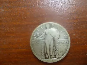 1924 p standing liberty quarter - Picture 1 of 2