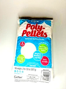 Poly-Fil Poly-Pellets, Premium Polyester Weighted Stuffing Beads, Stuffing fo... - Picture 1 of 2