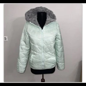ABERCROMBIE KIDS REVERSIBLE JACKET WITH HOODIE - SIZE 13/14 - Picture 1 of 11