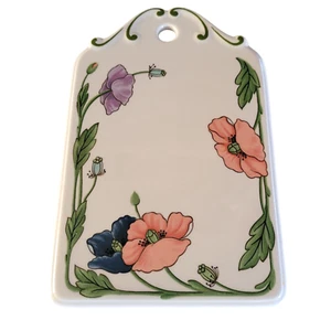 VILLEROY & BOCH Amapola Cheese / Cracker Board VTG Retired Poppy Prill Germany - Picture 1 of 6