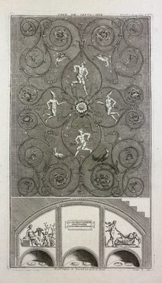  Kupferstich, Bernard de Montfaucon 1719 Pave de Sepulchre - Bild 1 von 4