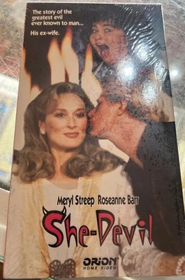 She Devil Meryl Streep Roseanne Barr VHS Video Cassette Brand New Factory Sealed - Image 1 of 3