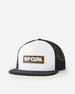 Rip Curl Cap Snapback Trucker Mens White Black Big Mumma - Picture 1 of 3