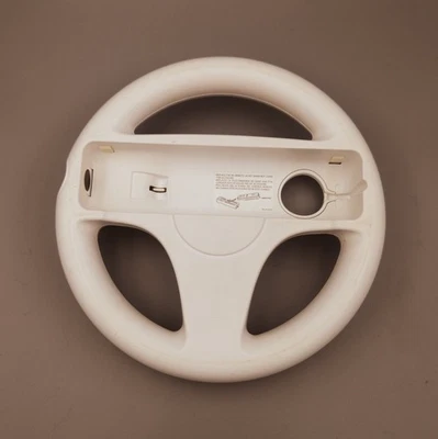 Volante Oficial Nintendo Wii para Mario Kart OEM Blanco RVL-024 Foto 1 de 2