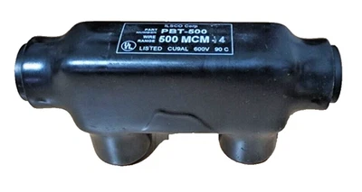 ILSCO PBT-500, MULTI CONNECTOR 500KCMIL-4, MULTI-TAP, 600Vac CU9AL - Image 1 of 4
