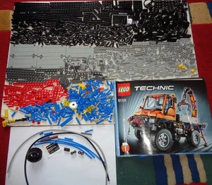 JOB LOT 1100 LEGO TECHNIC PIECES: FROM SET 8811 MERCEDES TRUCK: TUBES HYDRAULIC - Picture 1 of 9