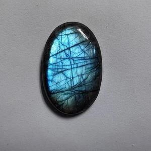 Labradorite Stone Natural Blue Labradorite Cabochon Gemstone 68 Cts. ME-13566 - Picture 1 of 5
