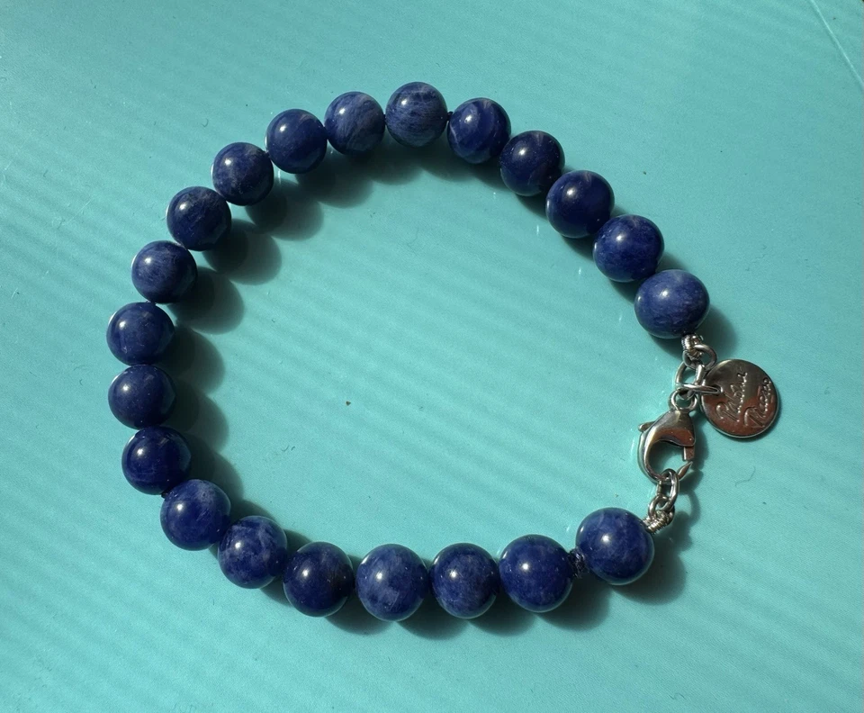 Pulsera Tiffany &co. 8 mm cuentas de sodalita de Paloma Picasso - Rara  Foto 1 de 4