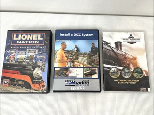 LIONEL NATION 4 DVD Set + Installing A DCC System Series 2 + DCC Start To Finish - Picture 1 of 2