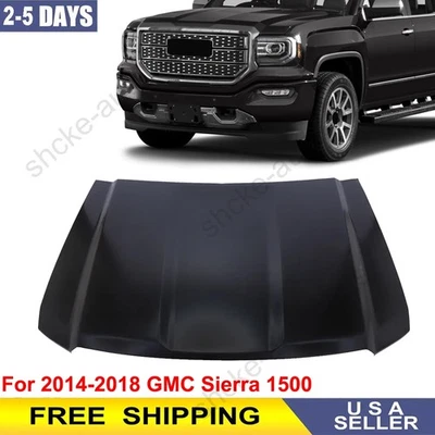 New Steel Hood Panel For 2014 2015 2016 2017 2018 GMC Sierra 1500 Foto 1 de 4