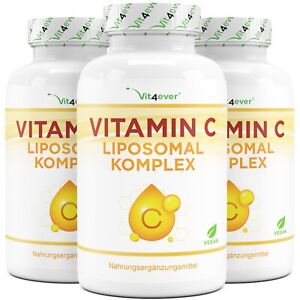 Liposomales Vitamin C - 720 Kapseln (V) Hochdosiert á 1000mg / Tag + Hagebutten