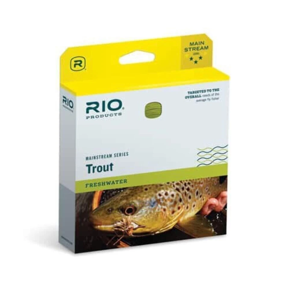 Rio Mainstream Trout Floating Fly Line Wf4f Lemon Green