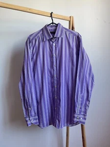 Etro Striped Dress Shirt Size 43 - Picture 1 of 7