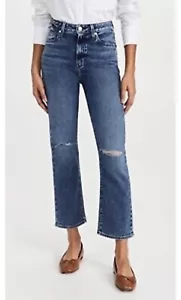 Nuevo con etiquetas jeans de mezclilla rectos Le Jean talla 24 de altura Sabine - Imagen 1 de 6