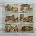 Antique pictures cards Liebig Fleisch Extract series Roman buildings 6...
