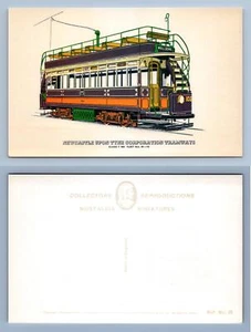 Newcastle Upon Tyne Corporation Tramways #28 Collectors Reproduction Postcard - Picture 1 of 1