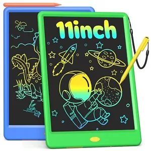 Magic Jimmy 2 Pack 11 Inch LCD Writing Tablet Doodle Board, Colorful Electron... - Picture 1 of 7