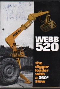 1969 WEBB "520" Digger Loader Brochure Leaflet - Picture 1 of 1