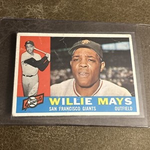 1960 Topps WILLIE MAYS #200 Poor Condition  HOF 