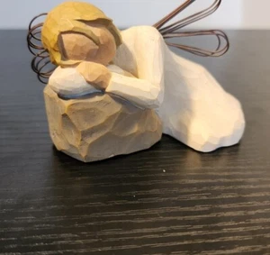 Willow Tree Dreaming Angel Figurine (#26151) 2004 SUSAN LORDI Collectable 2.5" T - Picture 1 of 10