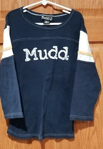 Mudd Girl's M 3/4 Sleeve Baseball Navy Blue #26 on Back Long Sleeve Shirt - Picture 1 of 5