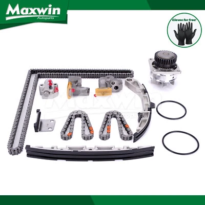 Kit de cadena de distribución bomba de agua compatible 03-05 INFINITI FX35 G35 Nissan 350Z Murano 3,5 L Foto 1 de 4