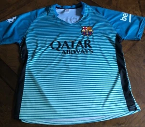 Football Club Barcelona FCB Jersey 2016 2017 #4 MARQUEZ Qatar UNICEF Beko Size M - Picture 1 of 11