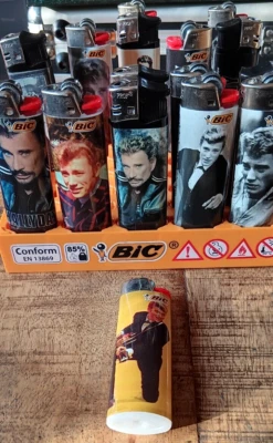 Johnny Hallyday - Briquet de collection, Born Rocker Music - Numéroté 8/8 - Photo 1/4