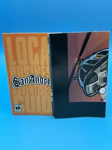Grand Theft Auto San Andreas - Sony PS2 Libretto Istruzioni Autentico + Mappa - Foto 1 di 2