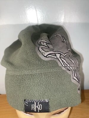 RKO Randy Orton Polar Polar Polar Gorro Slouch Invierno Sombrero Tejido Verde Oscuro WWE Foto 1 de 4