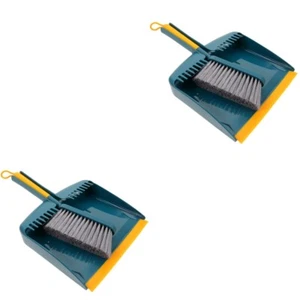 2 Sets Two-piece Broom Cleaning Handheld Small with Dustpan Kitchen Supplies - Afbeelding 1 van 12