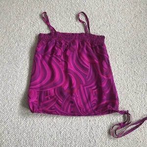 Monsoon Silk Top - Silk Pink Strappy Top Size 10 - Vintage - Picture 1 of 9
