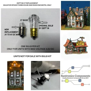 Bombilla Dept 56 Spooky Farm House & Dead End Motel (solo bombilla) - Imagen 1 de 1