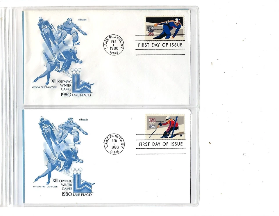 US: 2 FDCs XF 52505 - Image 1 of 1