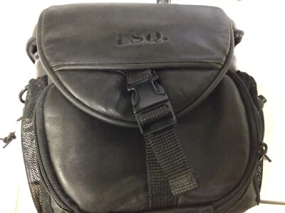 ESQ Genuine Lambskin Camera/Travel Bag Appox 8x8x6 - Image 1 of 4