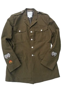 Vintage British Army No2 Dress Tunic Old Style Jacket RLC Warrant Officer - Picture 1 of 6