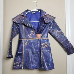 Disney Descendants 2 Evie Faux Leather jacket Costume Youth/Kids Sz 7/8 - Picture 1 of 6