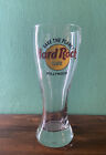 Hard Rock Cafe HOLLYWOOD Large Beer Pilsner Glass 8.5" Tall